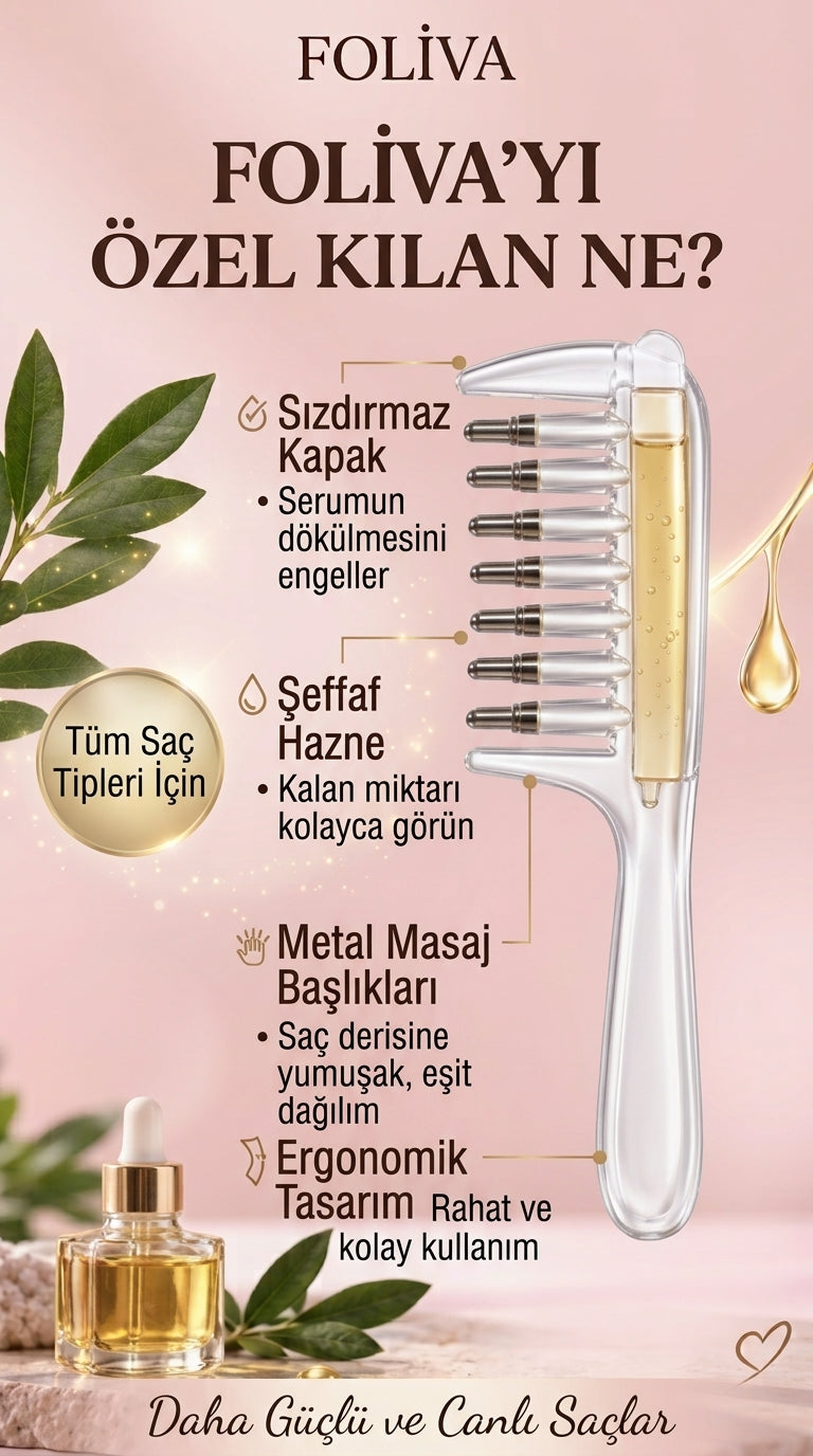 FOLİVA HAZNELİ BAKIM TARAĞI